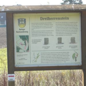 Infotafel am Auringer Rundwanderweg | Dreiherrenstein