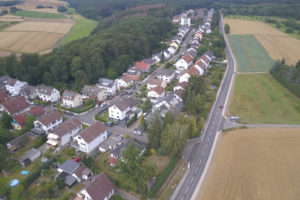 Die Sanierung der L3028 von oben